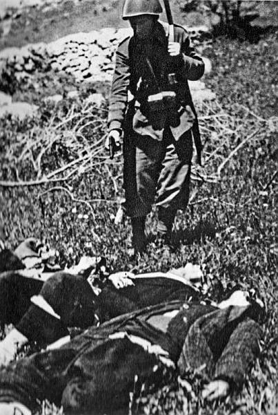 Krvnici su vrlo detaljno fotokamerom zabilježili egzekuciju - od odvođenja zarobljenih partizana na mjesto smaknuća i prizora pred pogubljenje, do plotuna streljačkog stroja, mrtvih tijela partizana, pucanja u one koji su još pokazivali znakove života i odvlačenja leševa u jame