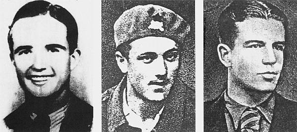 Đordano Borovčić Kurir, Mirko Kovačević i Alfred Santini