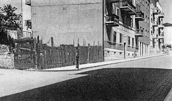 Dio Tartagline ulice gdje je izvršen napad