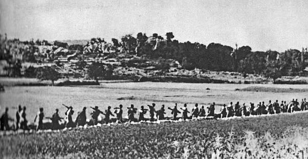 Partizani odlaze na položaj