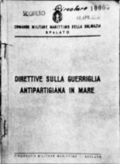 Uspjeh partizanskih brodova na moru prisilio je talijanske vojne vlasti da u travnju 1943. izdaju posebne upute za borbu protiv partizana na moru